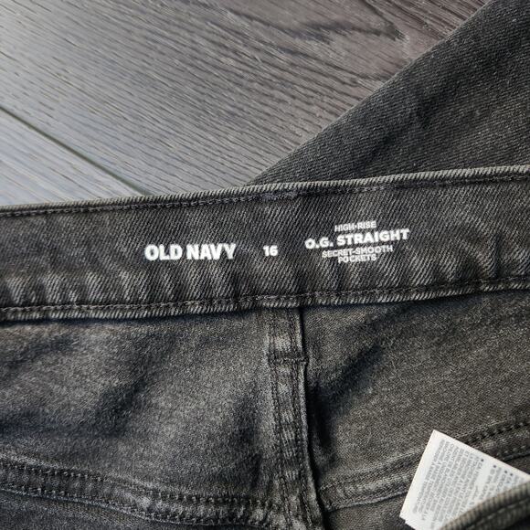 Old Navy High Rise O.G. Straight jeans, size 16 - Picture 5 of 5